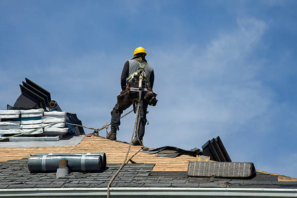 Professional Roof Repair technician working in Piney River, VA